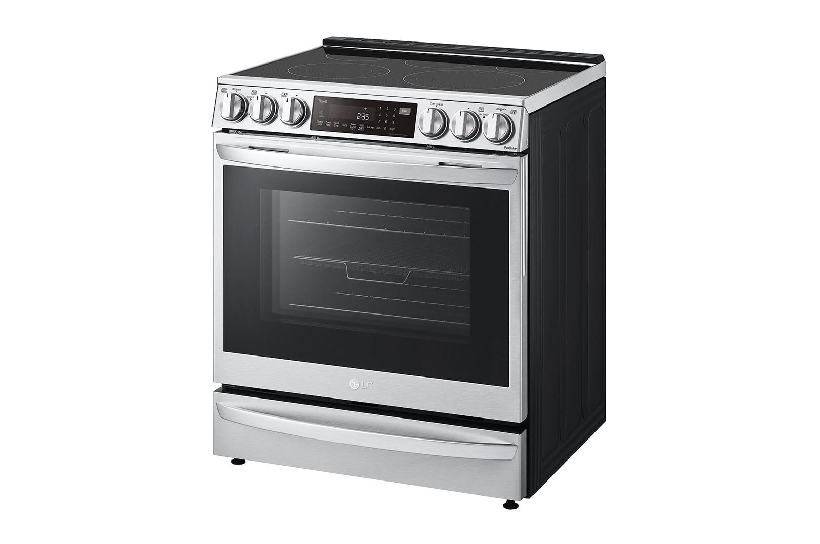 Lg LSEL6337F 6.3 Cu Ft. Smart Wi-Fi Enabled Probake Convection® Instaview® Electric Slide-In Range With Air Fry