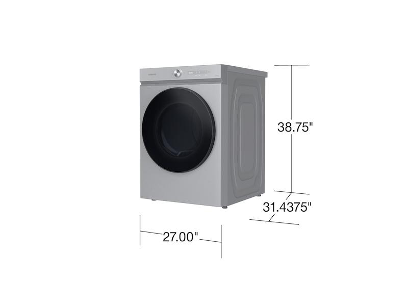 Samsung DVG53BB8700T Bespoke 7.6 Cu. Ft. Ultra Capacity Gas Dryer With Super Speed Dry And Ai Smart Dial In Silver Steel