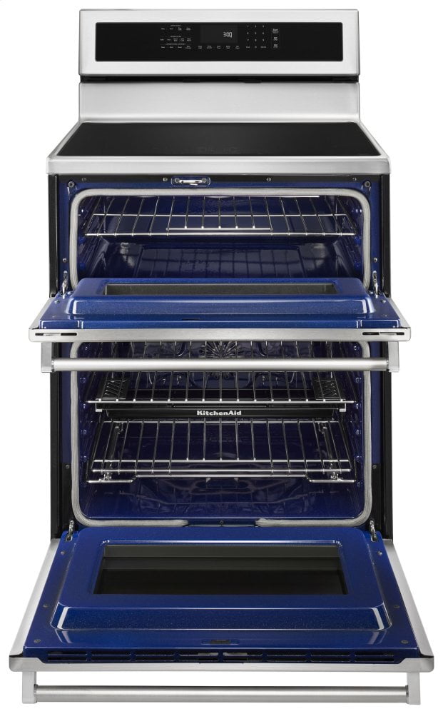 Kitchenaid KFID500ESS 30-Inch 4-Element Induction Double Oven Convection Range - Stainless Steel