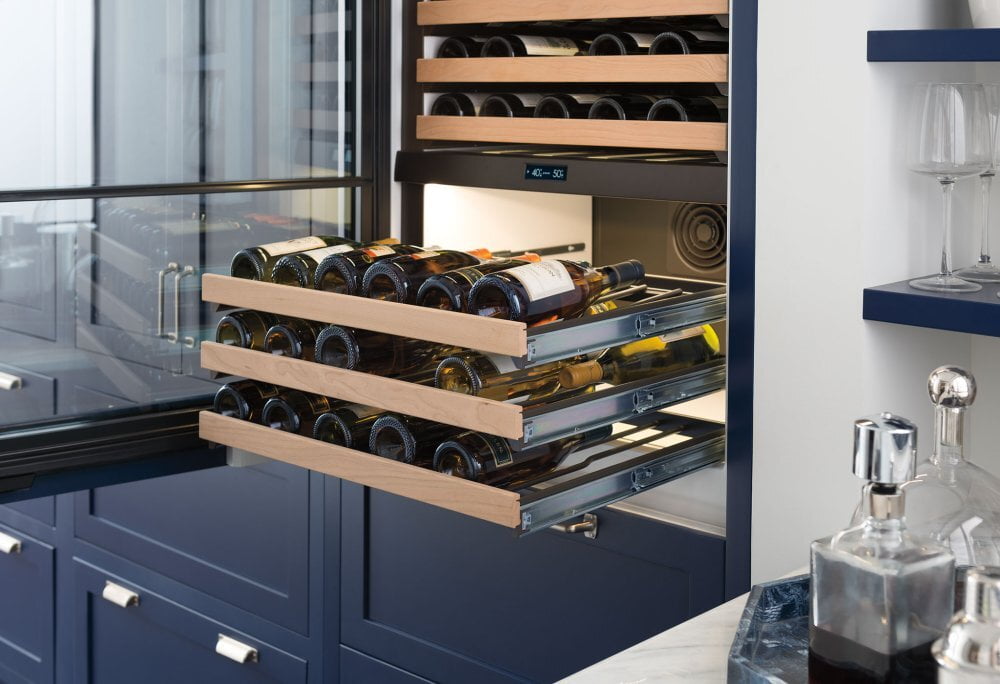 Sub-Zero IW30CIARH 30" Designer Wine Storage With Refrigerator/Freezer Drawers - Panel Ready