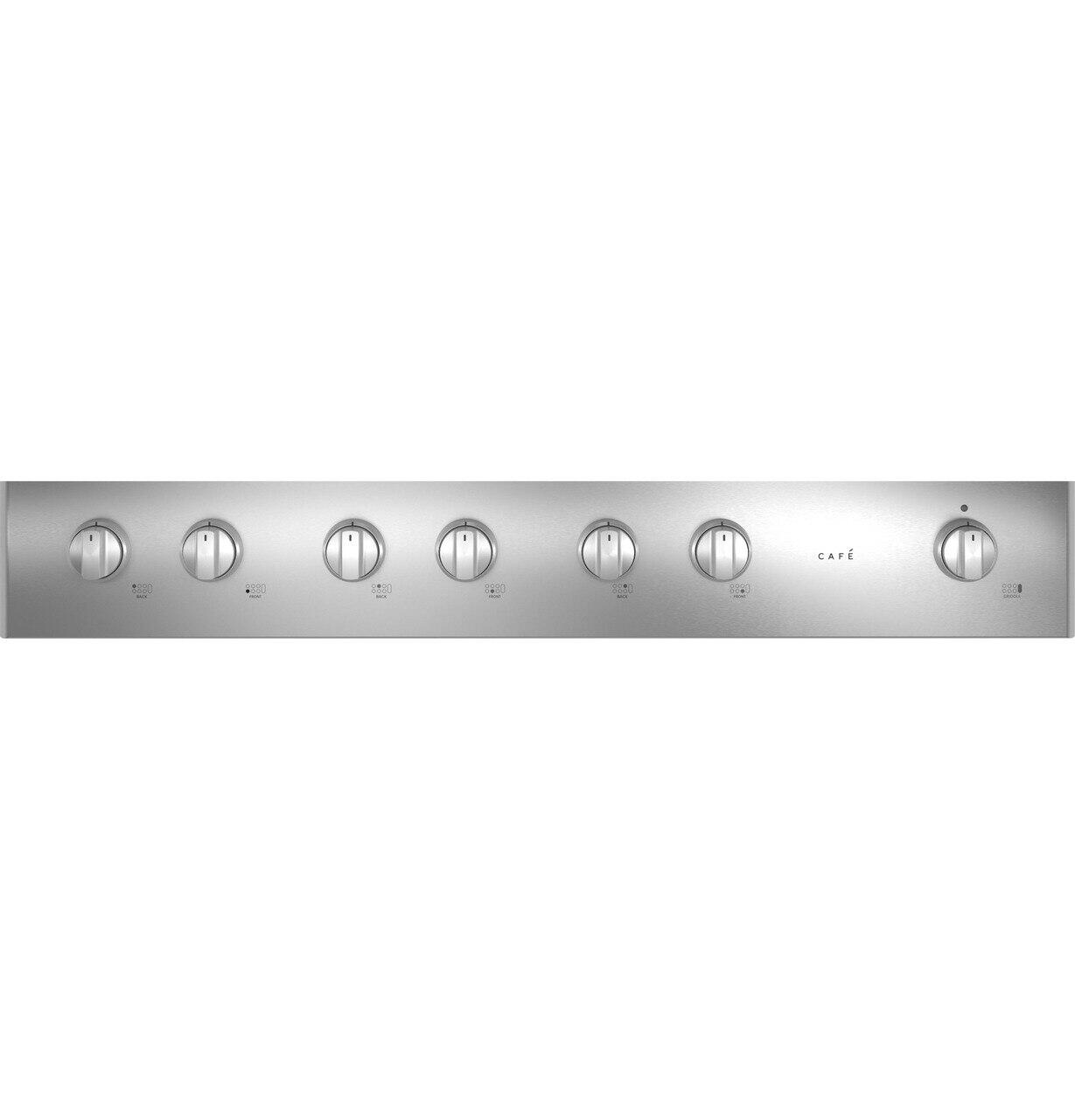 Cafe CGU486P2TS1 Café™ 48" Commercial-Style Gas Rangetop With 6 Burners And Integrated Griddle (Natural Gas)
