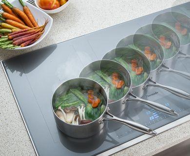 Thermador CIT367YMS Liberty® Induction Cooktop 36'' Silver Mirror, Surface Mount With Frame Cit367Yms