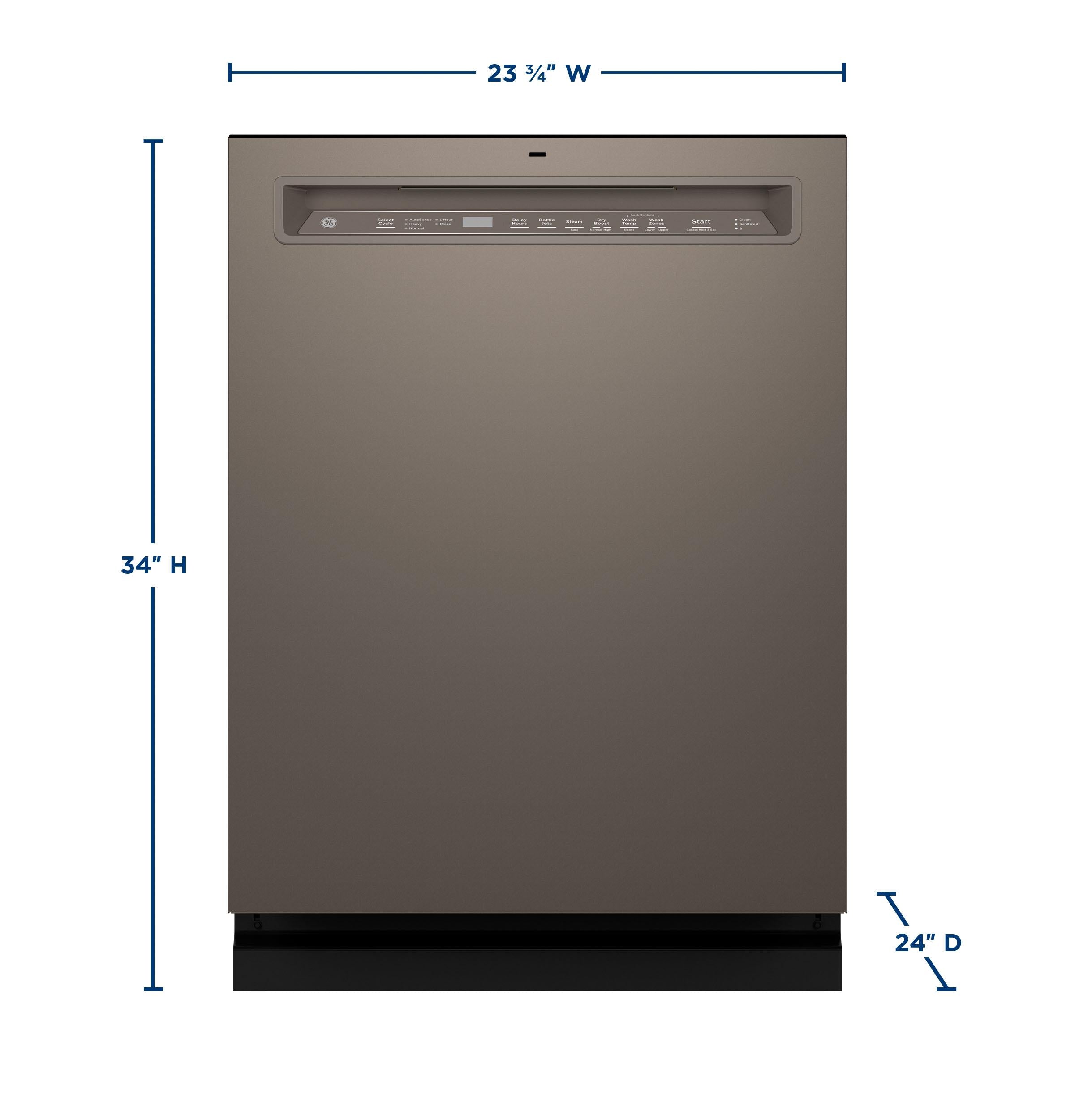 Ge Appliances GDF650SMVES Ge® Front Control With Stainless Steel Interior Dishwasher With Sanitize Cycle