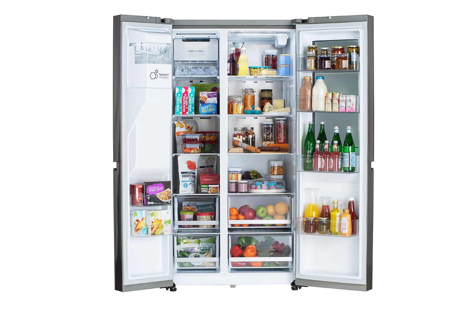 Lg LRSDS2706S 27 Cu. Ft. Side-By-Side Door-In-Door® Refrigerator With Craft Ice™