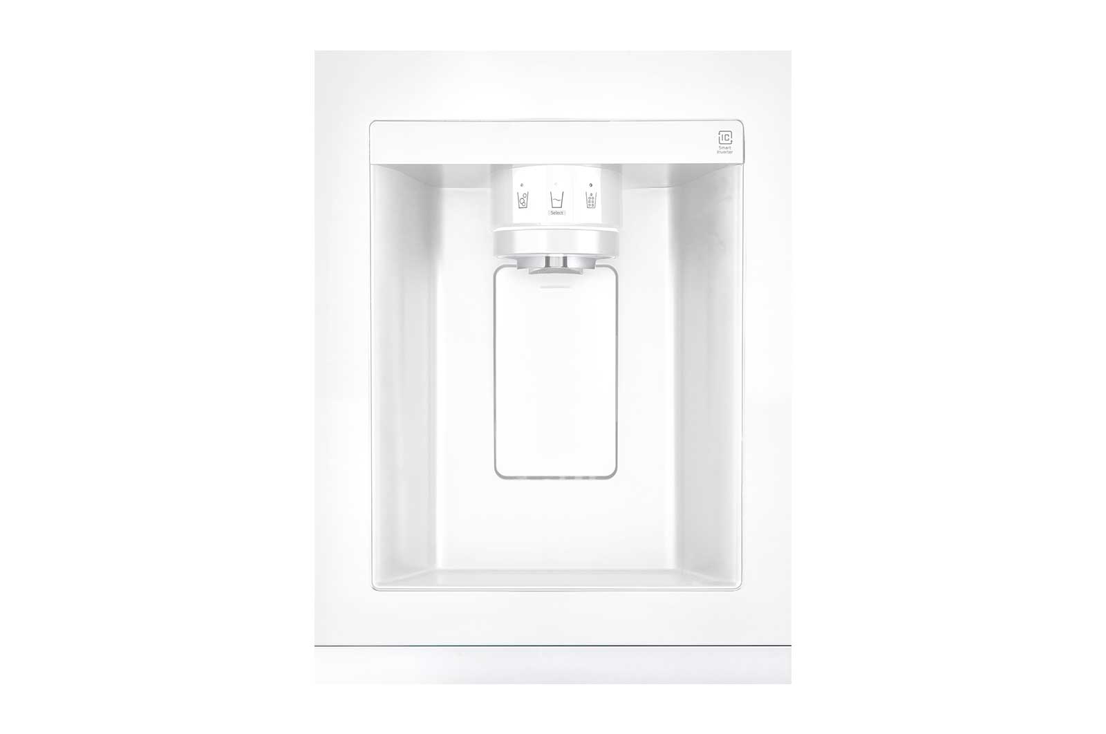 Lg LRSXS2706W 27 Cu. Ft. Side-By-Side Refrigerator With Smooth Touch Ice Dispenser