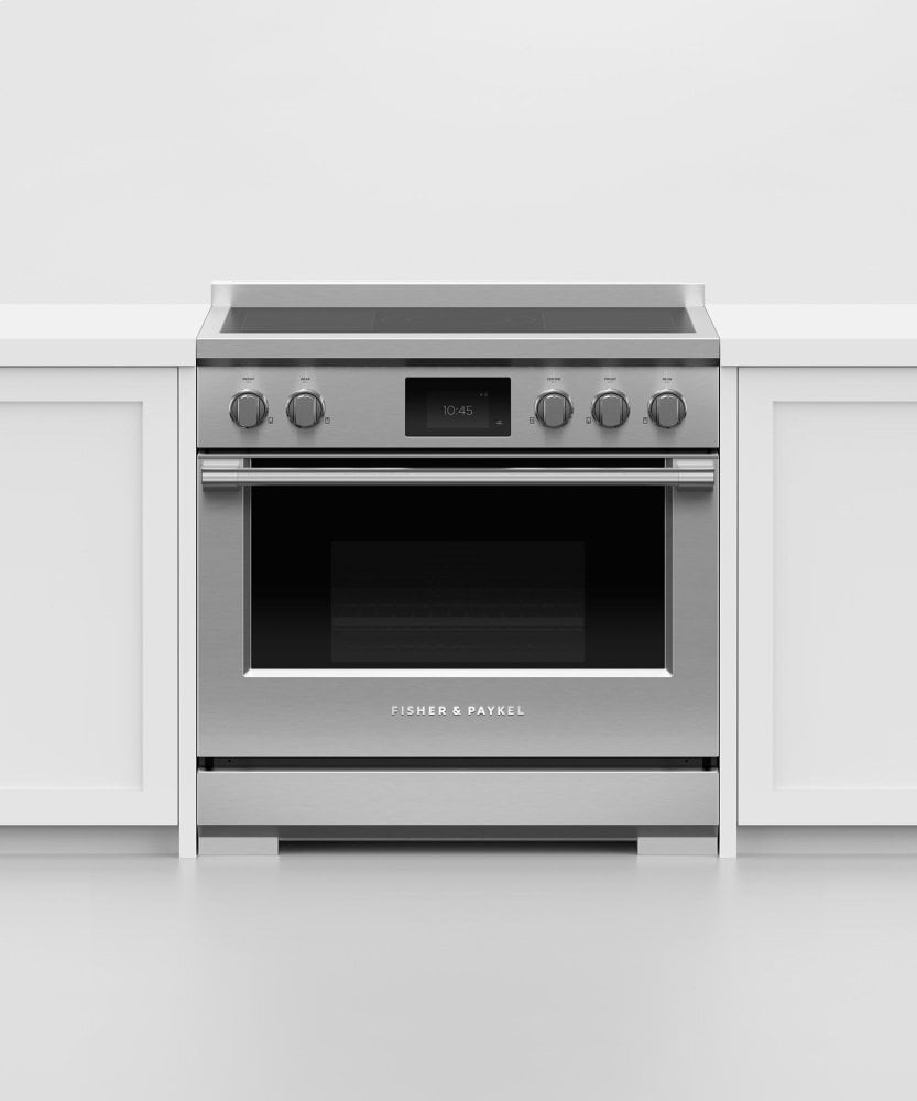 Fisher & Paykel RIV3365 Induction Range, 36", 5 Zones With Smartzone, Self-Cleaning