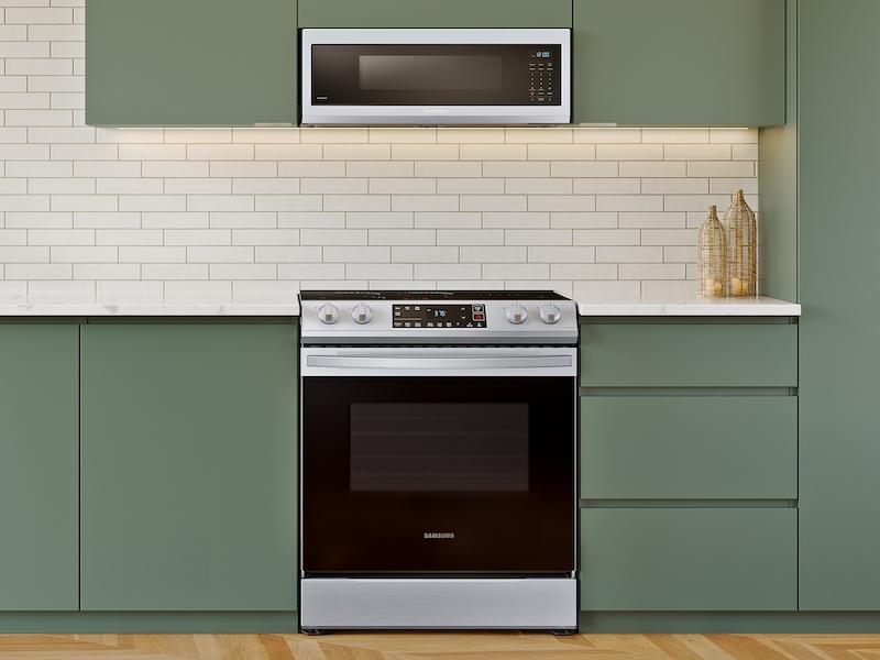 Samsung NE63B8211SS 6.3 Cu. Ft. Smart Instant Heat Induction Slide-In Range In Stainless Steel