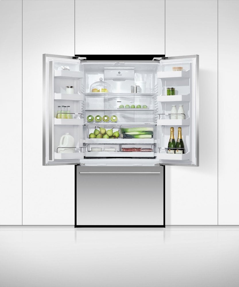 Fisher & Paykel RF201ADUSX5N Freestanding French Door Refrigerator Freezer, 36