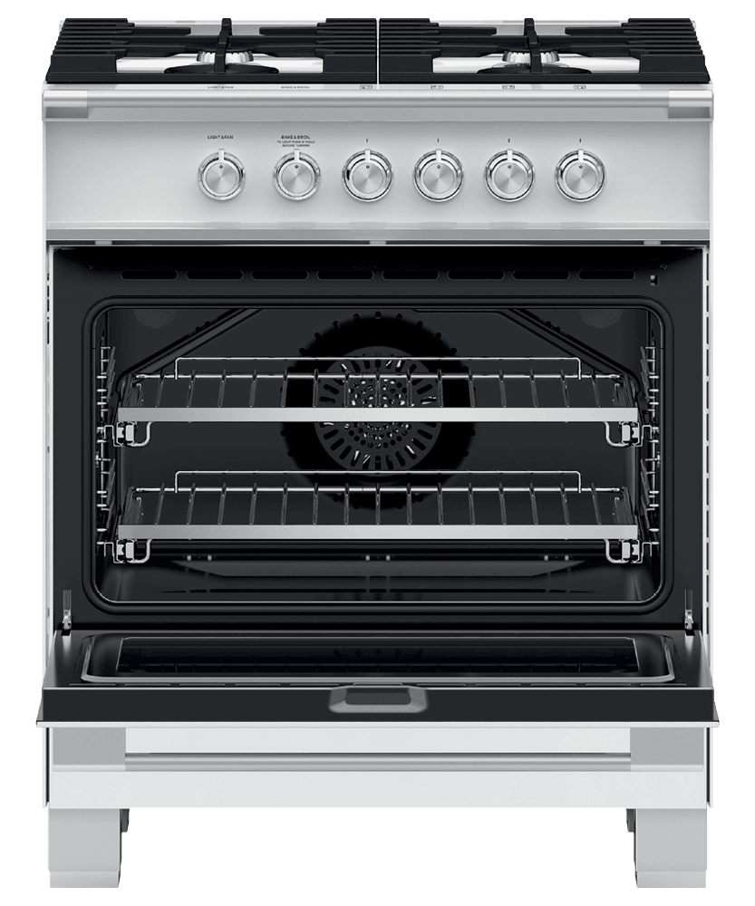 Fisher & Paykel OR30SCG4W1 Gas Range, 30", 4 Burners