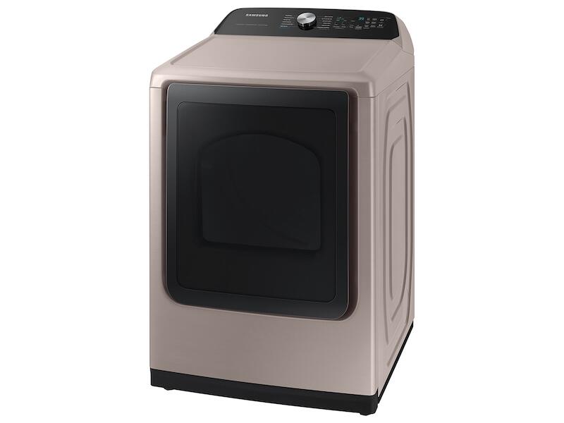 Samsung DVG52A5500C 7.4 Cu. Ft. Smart Gas Dryer With Steam Sanitize+ In Champagne