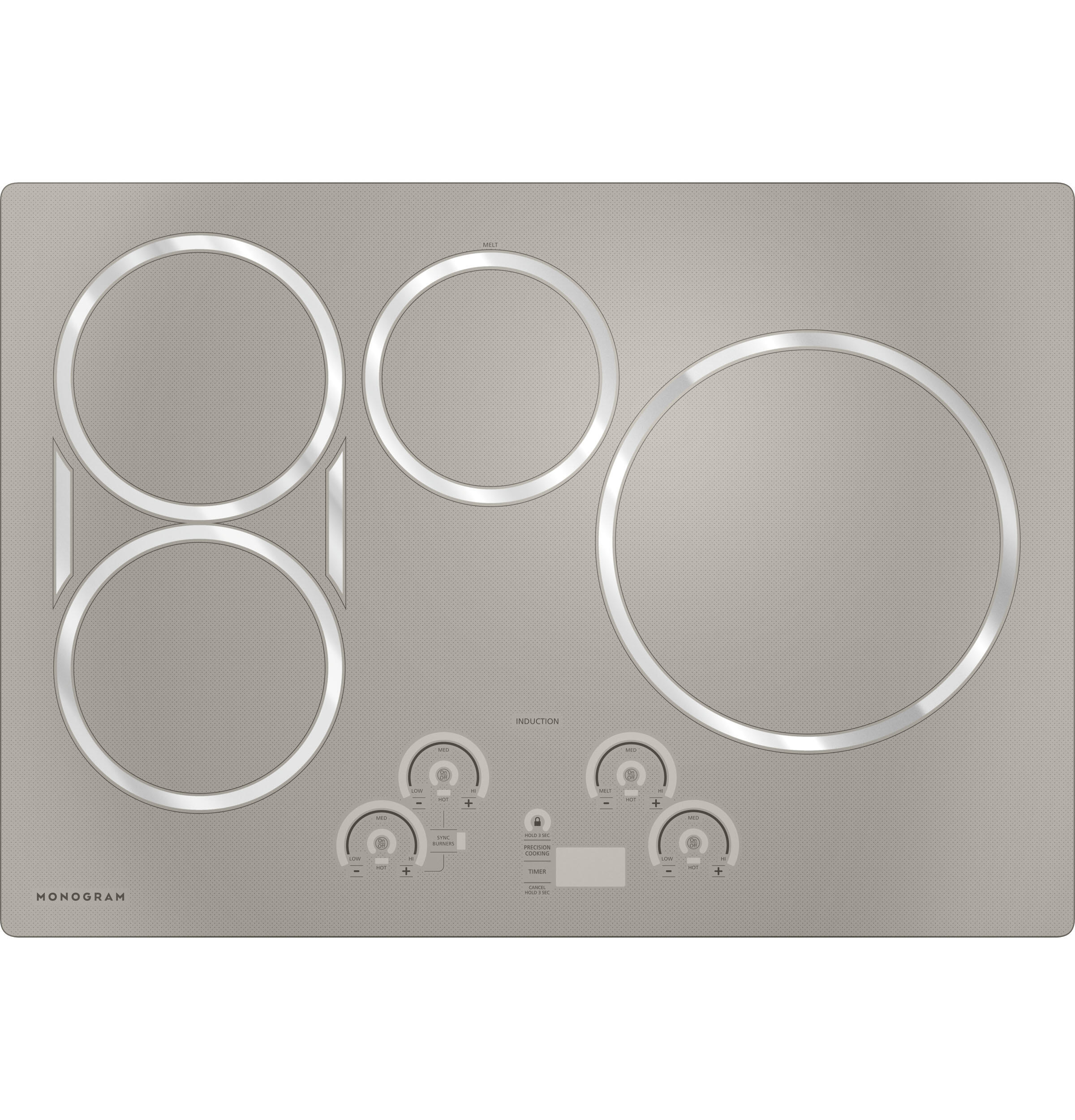 Monogram ZHU30RSPSS Monogram 30" Induction Cooktop