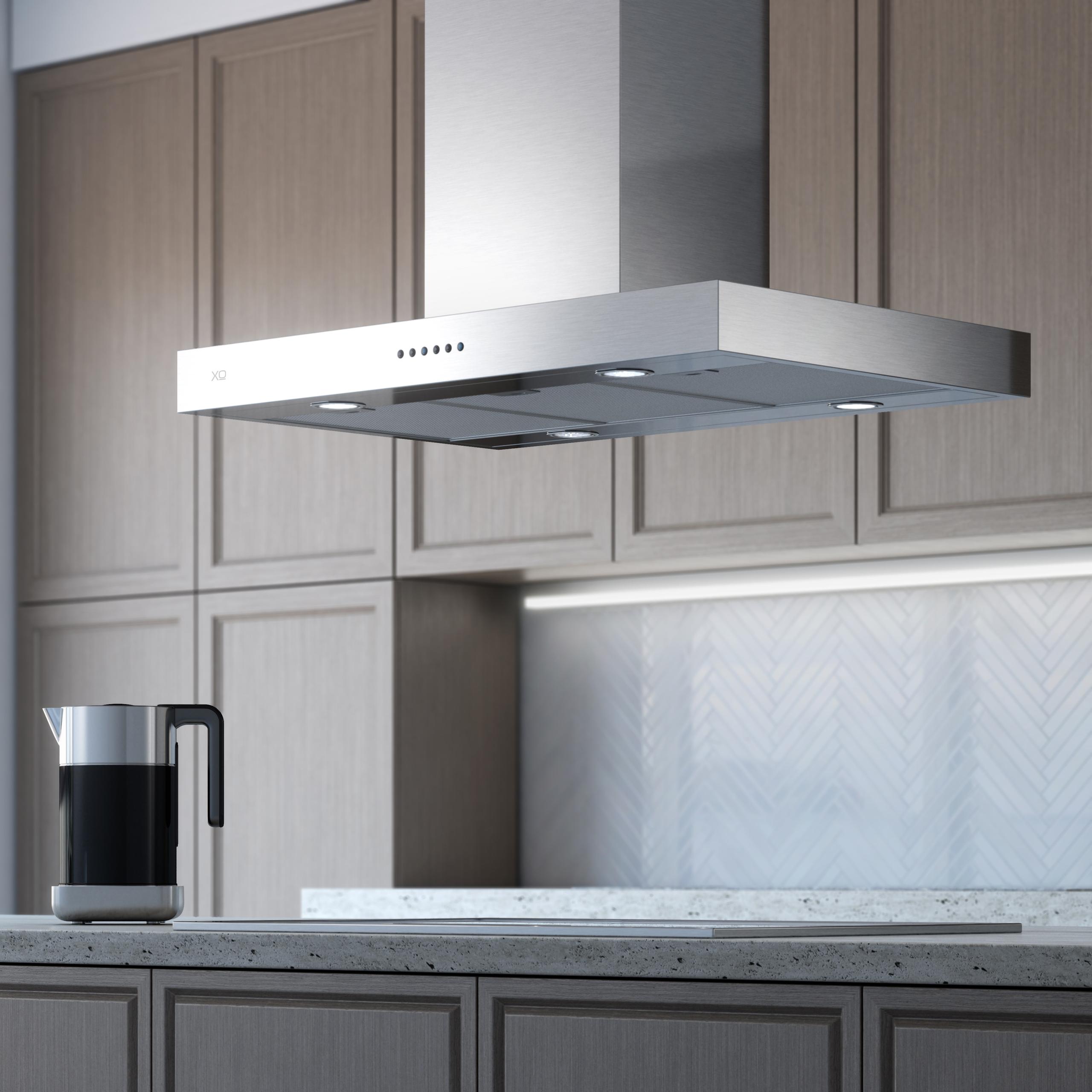 Xo Appliance XORI48SC New! 48In Ccc 600/395 Cfm Low Profile Island Hood Ss