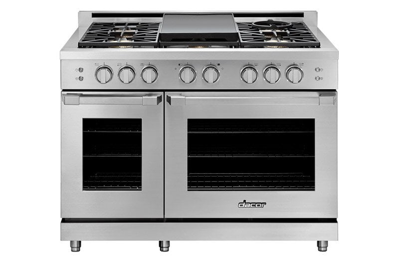 Dacor HGPR48CNGH 48" Gas Pro Range, Dacormatch Natural Gas/High Altitude