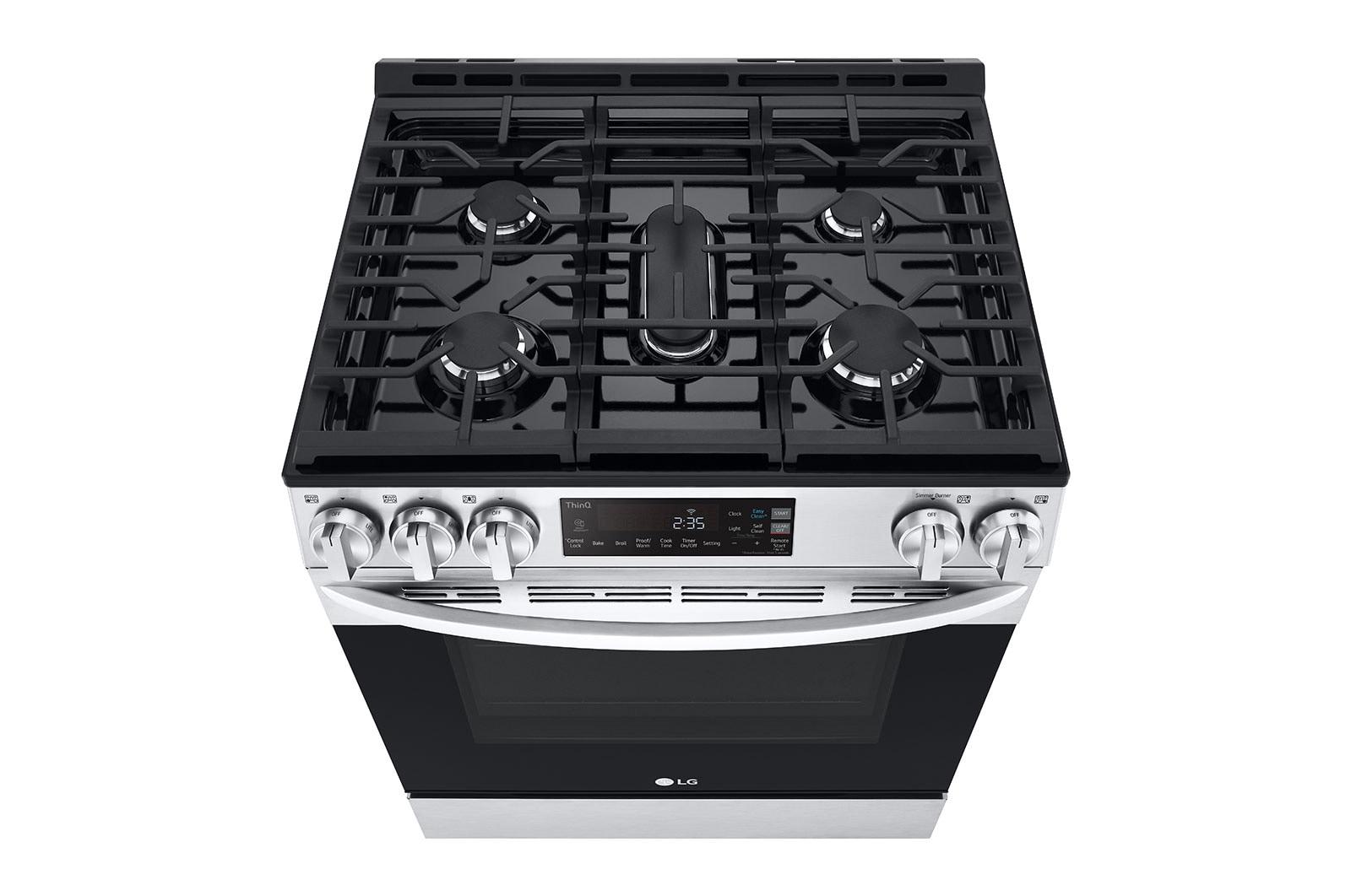 Lg LSGL5831F 5.8 Cu Ft. Smart Wi-Fi Enabled Gas Slide-In Range With Easyclean®
