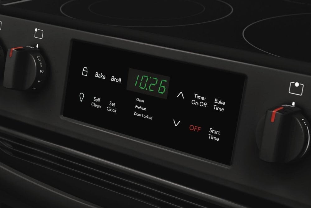 Frigidaire FFEH3054UB Frigidaire 30'' Front Control Freestanding Electric Range