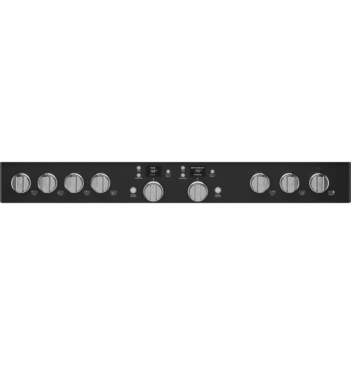 Cafe C2Y486P3TD1 Café™ 48" Smart Dual-Fuel Commercial-Style Range With 6 Burners And Griddle (Natural Gas)