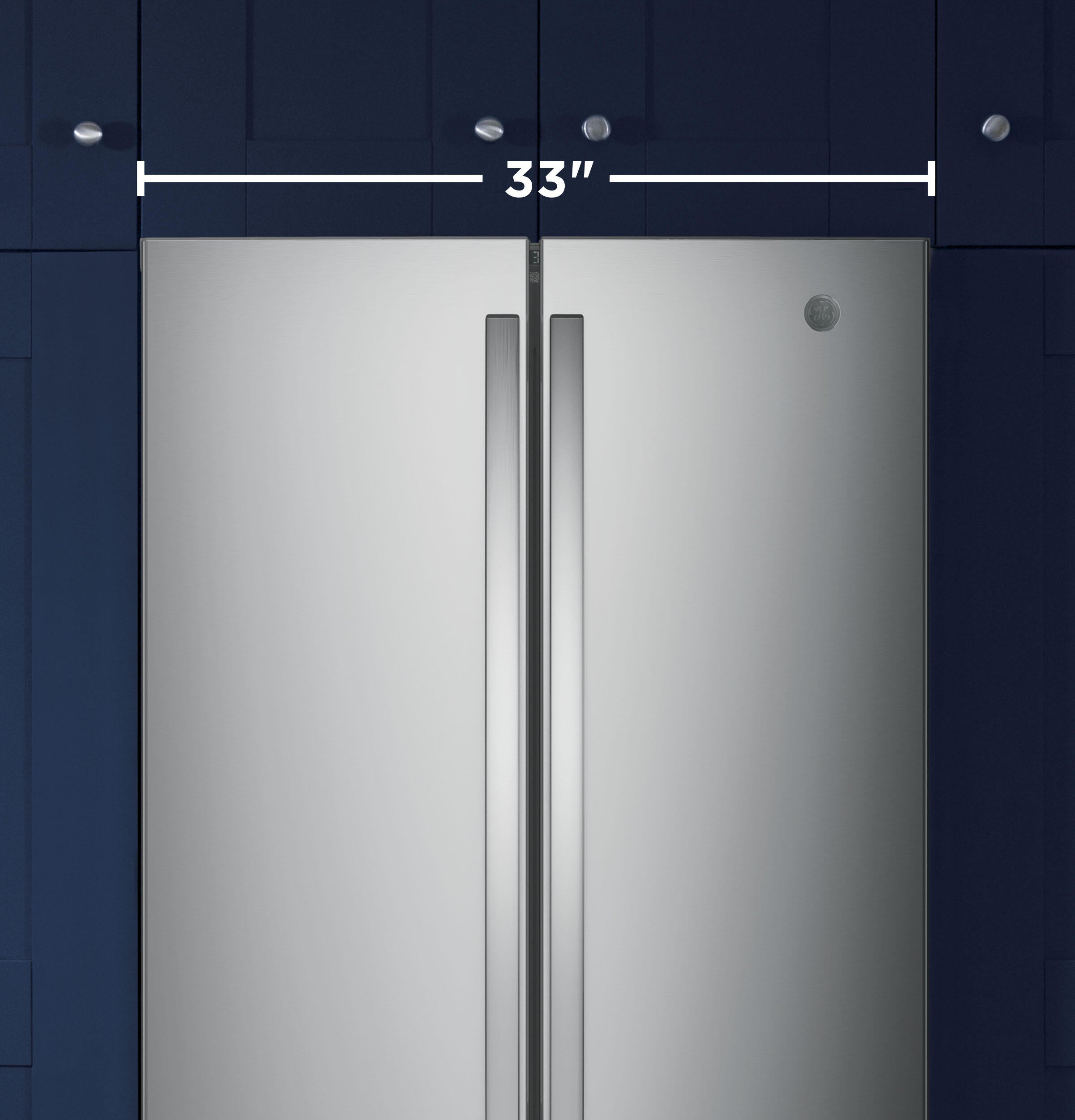 Ge Appliances GNE25JYKFS Ge® Energy Star® 24.7 Cu. Ft. French-Door Refrigerator
