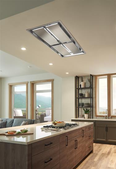 Best Range Hoods CC34IQ63SB Cirrus Grande 63 Inch 800 Max Cfm Brushed Stainless Steel Ceiling Mounted Range Hood With Led Light