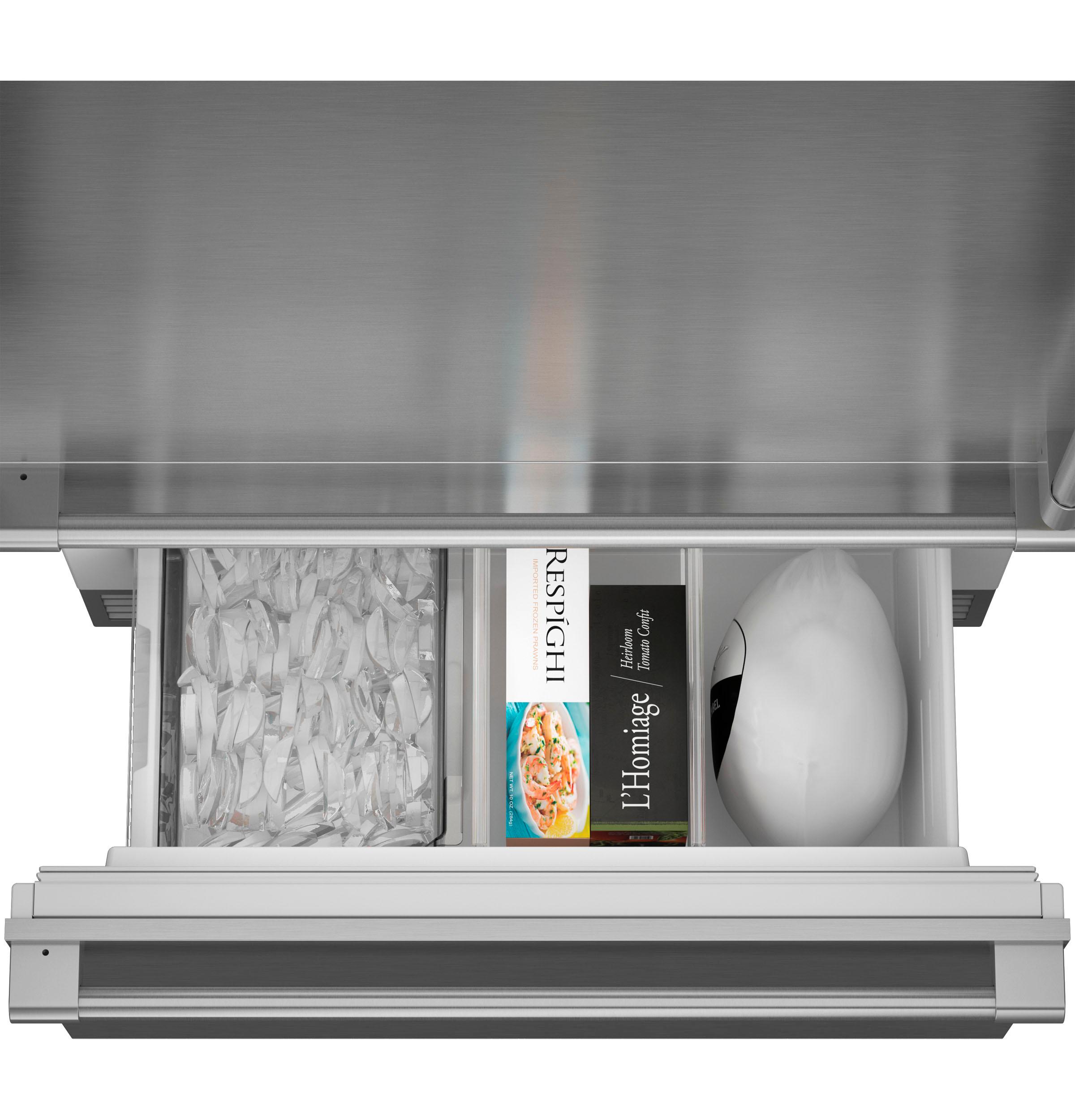 Monogram ZIC363NBVLH Monogram 36" Integrated Bottom-Freezer Refrigerator