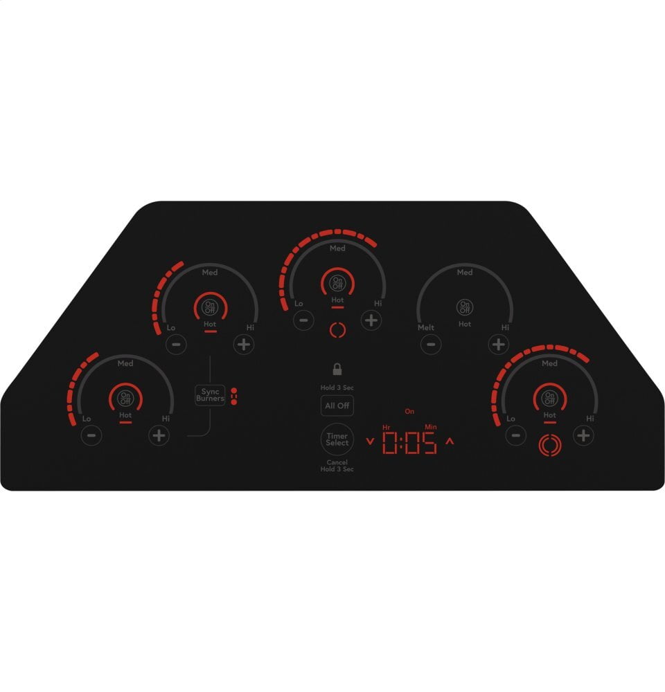Cafe CEP90301NBB Café 30" Touch-Control Electric Cooktop