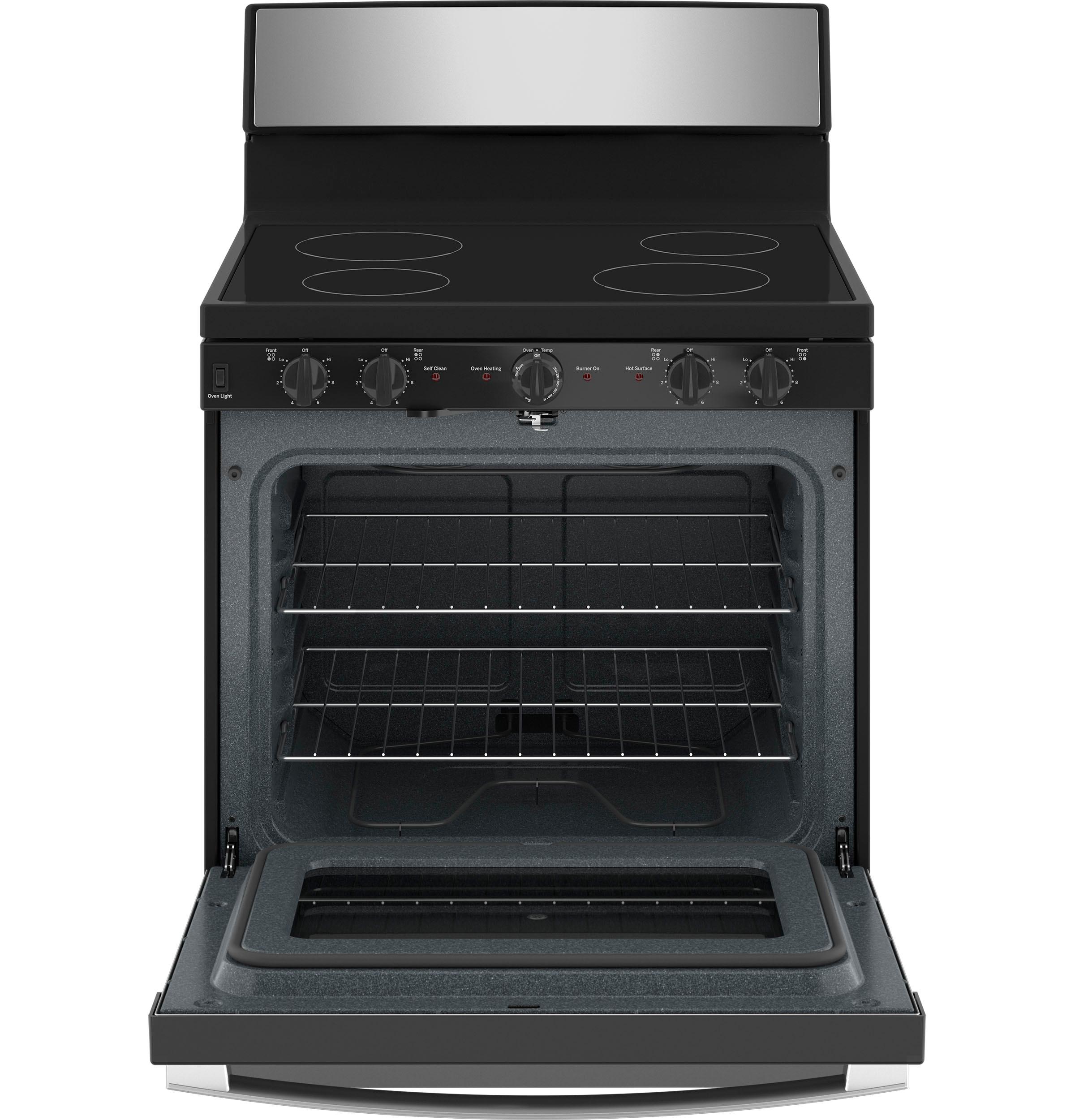 Ge Appliances JB480STSS Ge 30" Free-Standing Electric Radiant Smooth Cooktop Range
