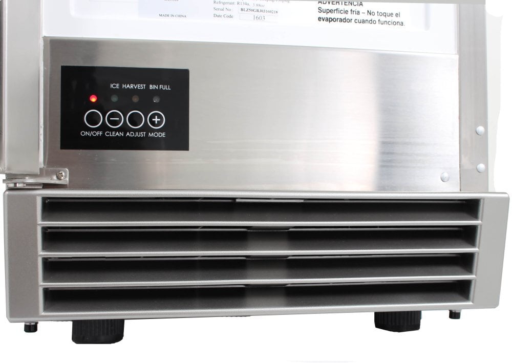 Blaze Grills BLZICEMKR50GR Blaze 50 Lb. 15 Inch Outdoor Ice Maker With Gravity Drain