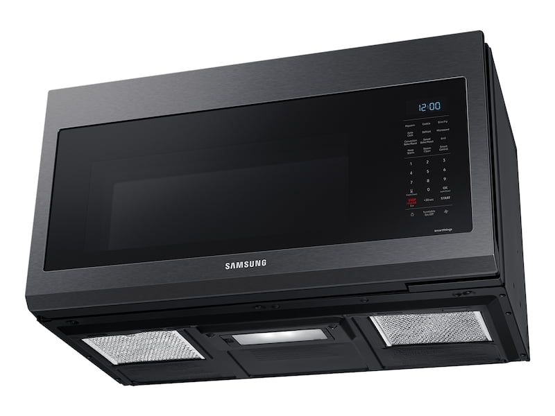 Samsung MC17T8000CG 1.7 Cu. Ft. Over-The-Range Microwave With Convection And Slim Fry™ In Black Stainless Steel