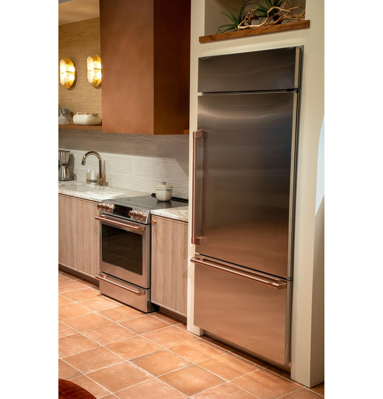 Cafe CDB36RP2RS1 Café™ 21.3 Cu. Ft. Built-In Bottom-Freezer Refrigerator