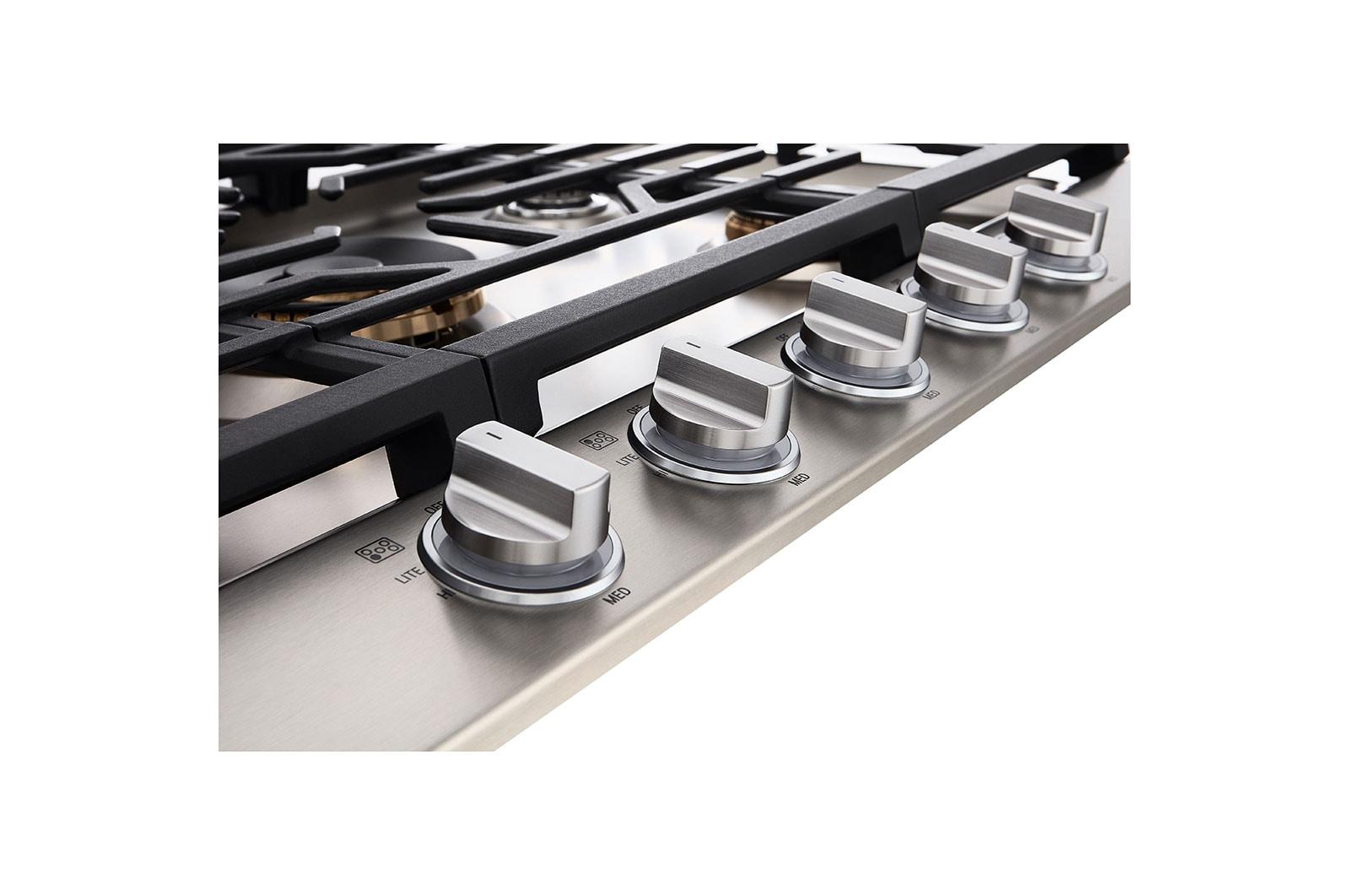 Lg CBGS3628S Lg Studio 36" Ultraheat™ Gas Cooktop With Easyclean®