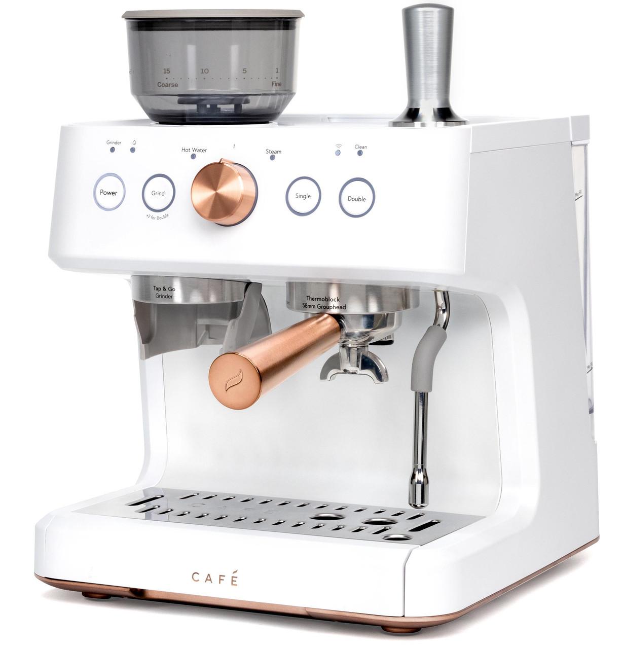 Cafe C7CESAS4RW3 Café™ Bellissimo Semi Automatic Espresso Machine + Frother