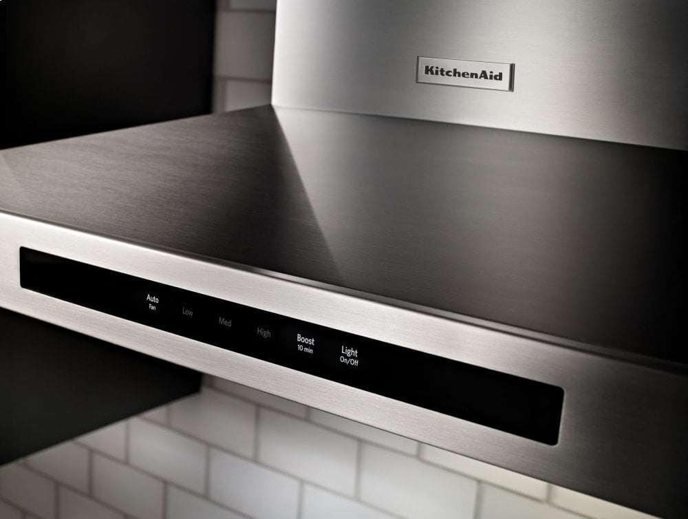 Kitchenaid KVWB606DSS 36" Wall-Mount, 3-Speed Canopy Hood - Stainless Steel