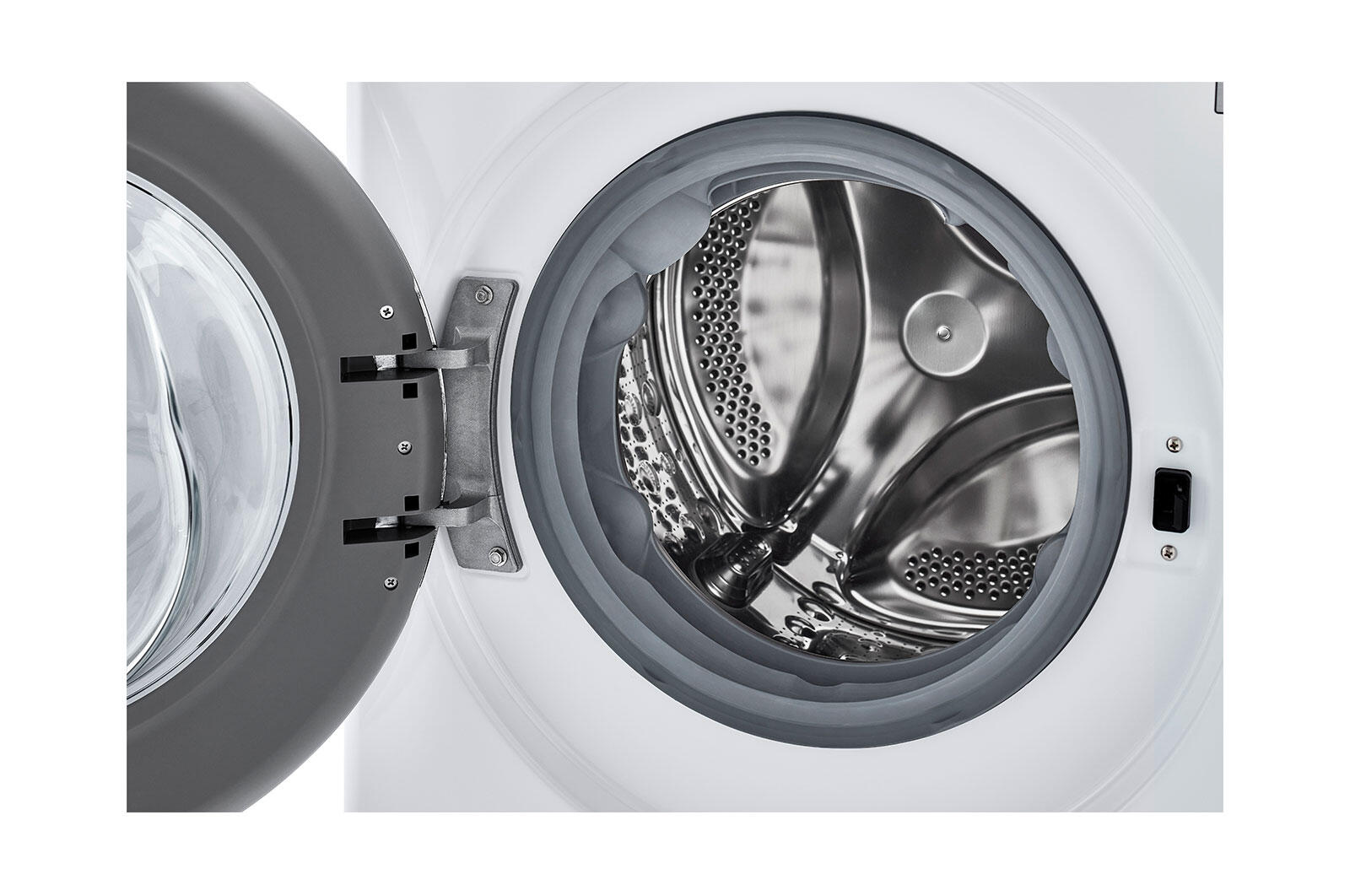Lg WM3555HWA 2.4 Cu.Ft. Smart Wi-Fi Enabled Compact Front Load All-In-One Electric Washer/Dryer Combo With Built-In Intelligence