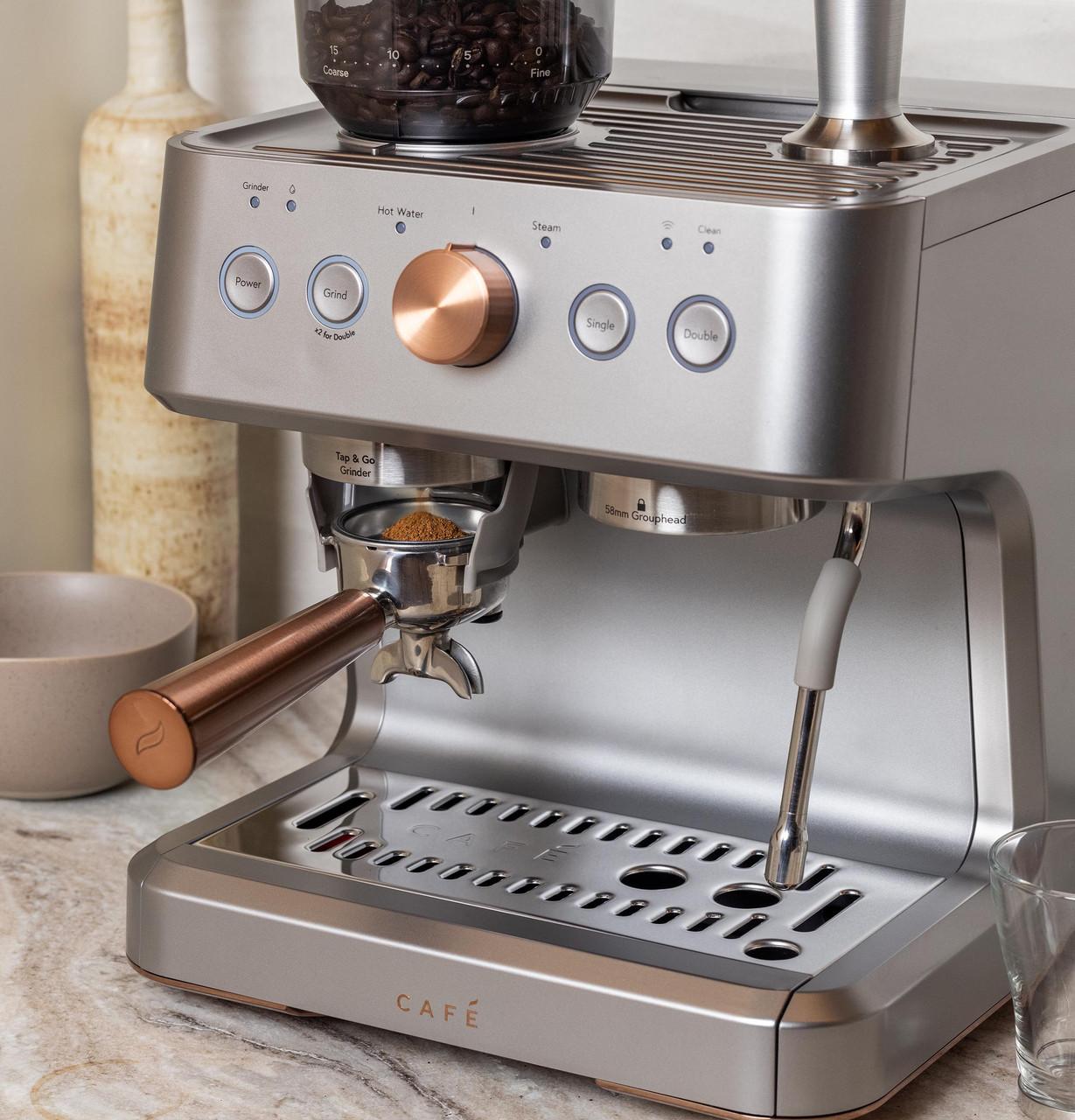 Cafe C7CESAS2RS3 Café™ Bellissimo Semi Automatic Espresso Machine + Frother