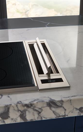 Best Range Hoods DC54MSB Slot 21-Inch Stainless Steel Downdraft Built-In Kitchen Ventilation 300 Max Cfm To 650 Max Cfm