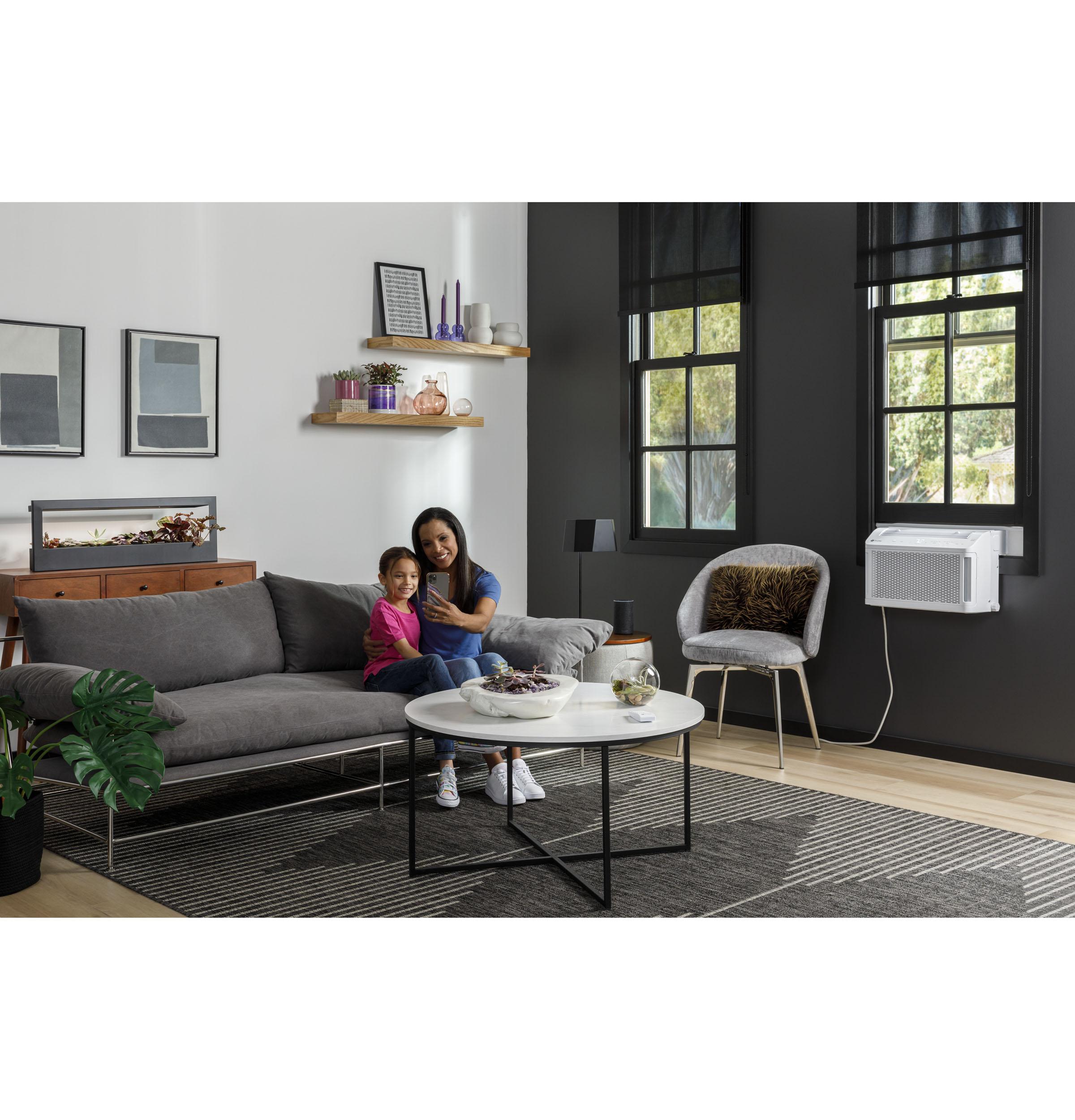 Ge Appliances AHTT08BC Ge Profile Clearview™ 8,300 Btu Smart Ultra Quiet Window Air Conditioner For Medium Rooms Up To 350 Sq. Ft.