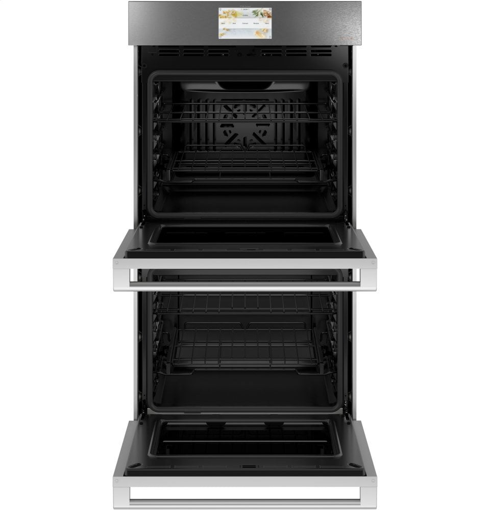 Cafe CKD70DM2NS5 Café 27" Smart Double Wall Oven With Convection In Platinum Glass