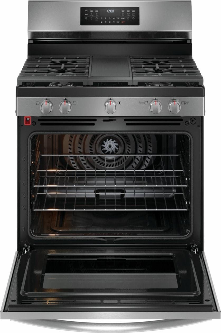 Frigidaire GCRG3060BD Frigidaire Gallery 30" Rear Control Gas Range With Total Convection
