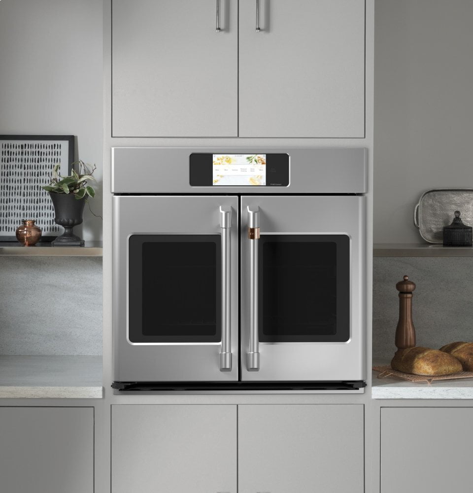 Cafe CTS90FP2NS1 Café Professional Series 30" Smart Built-In Convection French-Door Single Wall Oven