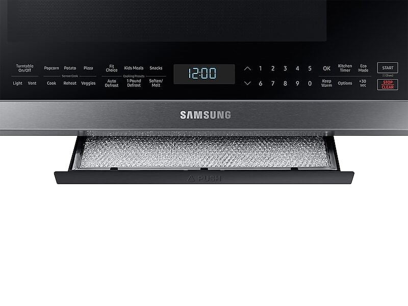 Samsung ME21M706BAS 2.1 Cu. Ft. Over-The-Range Microwave With Sensor Cooking In Fingerprint Resistant Stainless Steel
