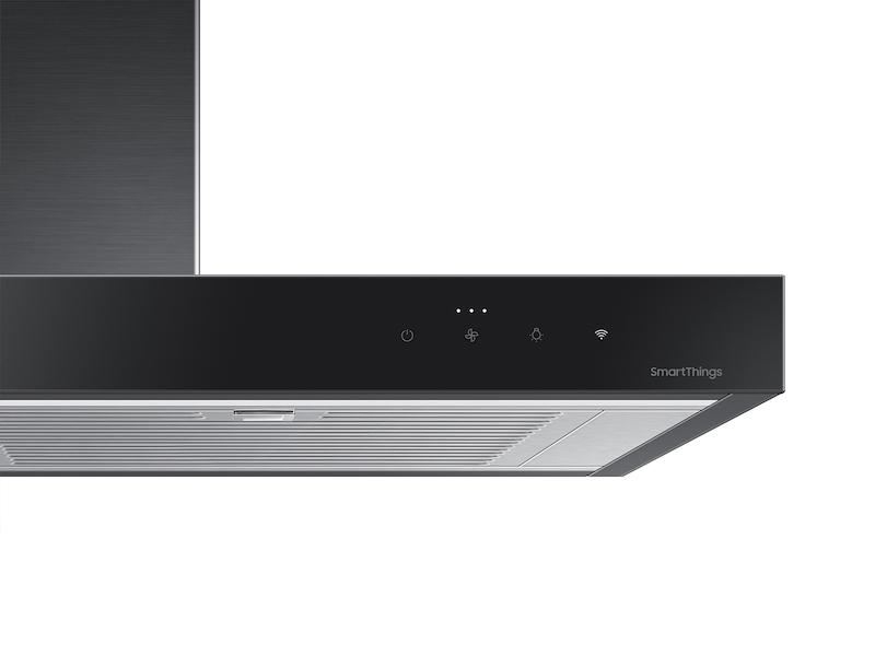 Samsung NK36CB600W33 36" Bespoke Smart Wall Mount Hood In Clean Deep Charcoal