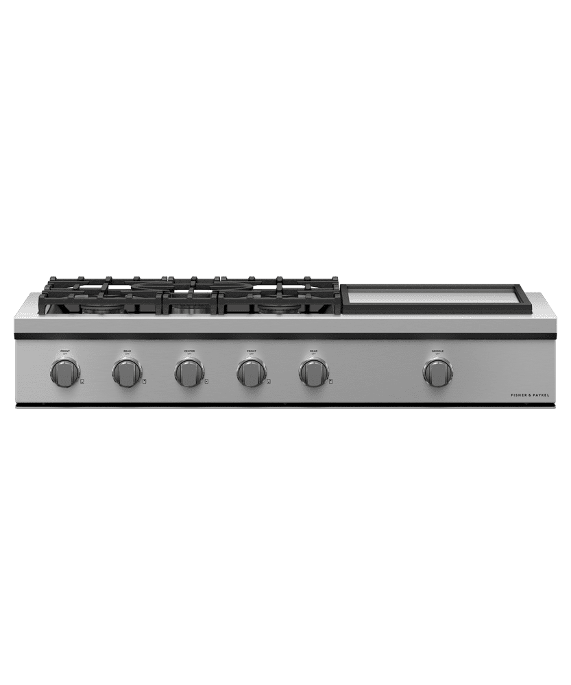 Fisher & Paykel CPV3485GDN Gas Rangetop, 48", Griddle