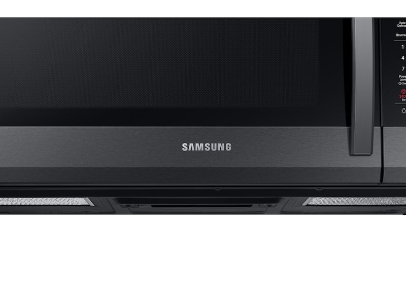 Samsung ME19R7041FG 1.9 Cu Ft Over The Range Microwave With Sensor Cooking In Black Stainless Steel