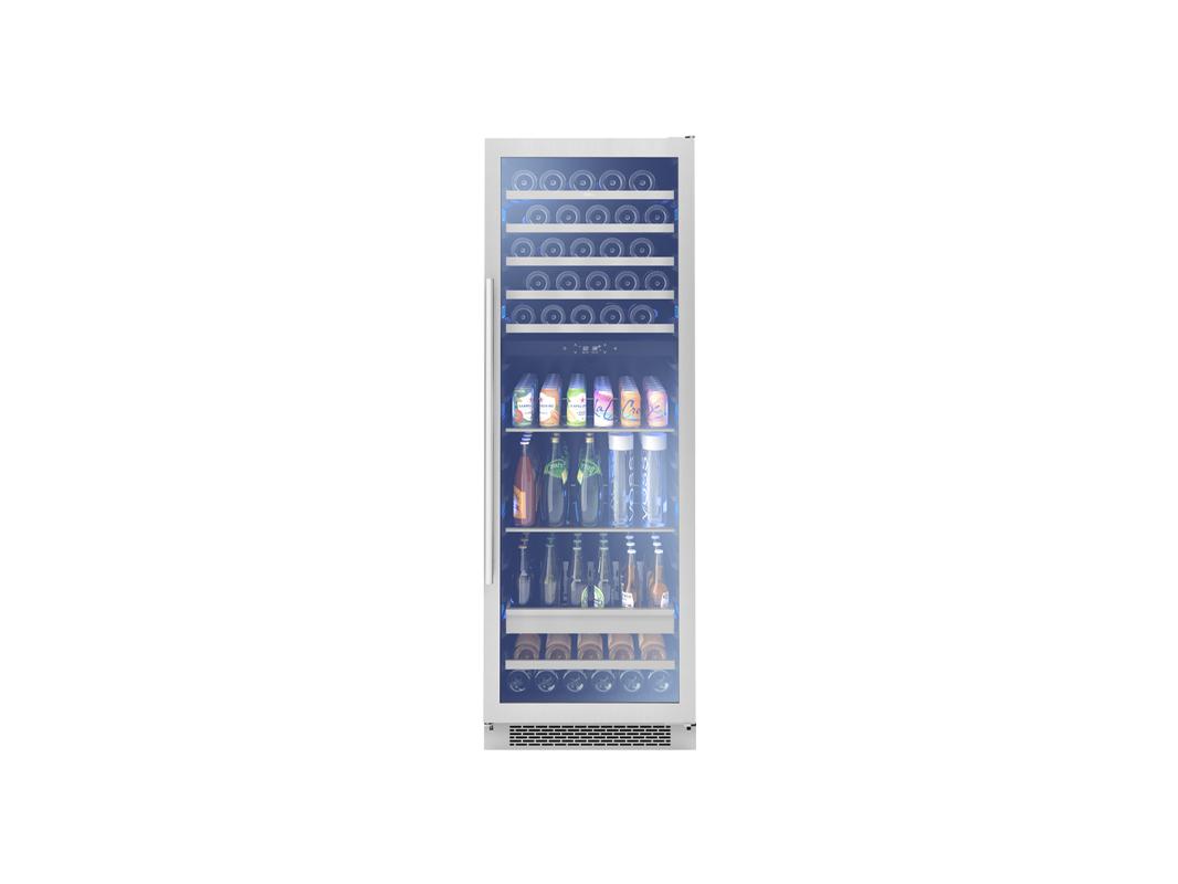 Zephyr PRWB24F02AG 24" Full Size Dual Zone Wine & Beverage Cooler