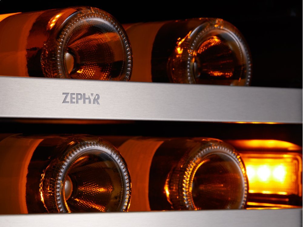 Zephyr PRW24F01AG 24" Single Zone Wine Cooler - Full Size
