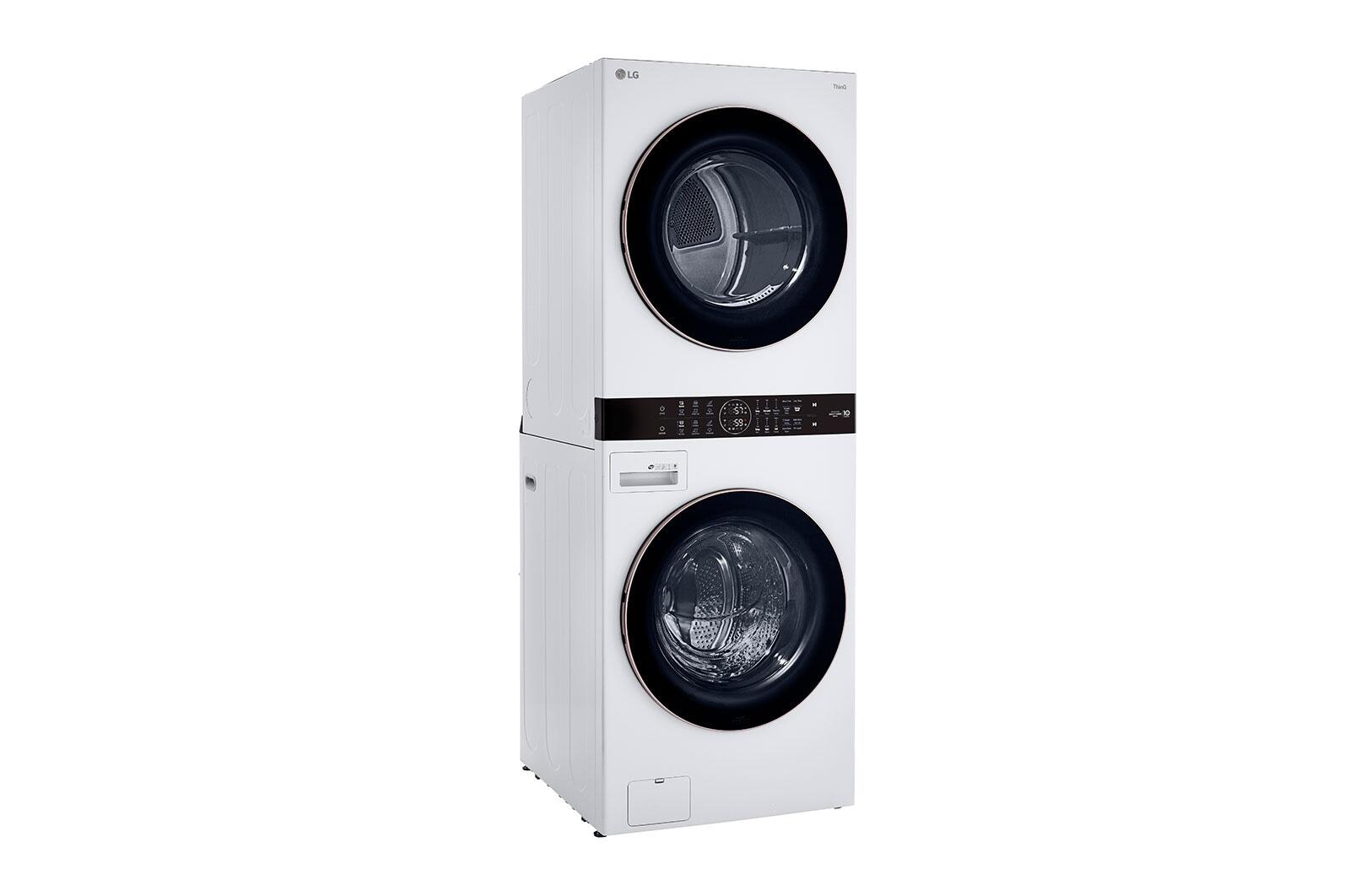 Lg WKE100HWA Single Unit Front Load Lg Washtower™ With Center Control™ 4.5 Cu. Ft. Washer And 7.4 Cu. Ft. Electric Dryer