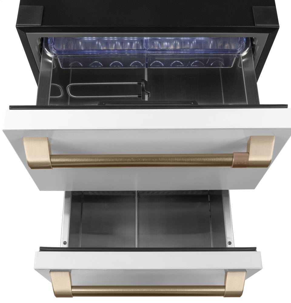 Cafe CDE06RP4NW2 Café 5.7 Cu. Ft. Built-In Dual-Drawer Refrigerator