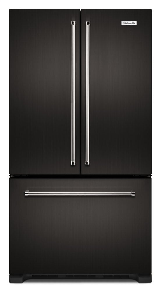 Kitchenaid KRFC302EBS 22 Cu. Ft. 36-Inch Width Counter Depth French Door Refrigerator With Interior Dispense - Black Stainless Steel With Printshield™ Finish