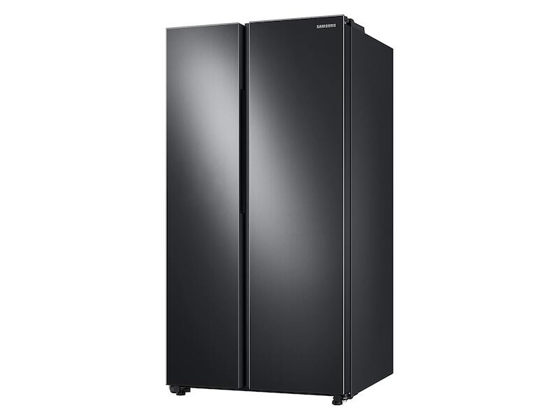 Samsung RS28A500ASG 28 Cu. Ft. Smart Side-By-Side Refrigerator In Black Stainless Steel