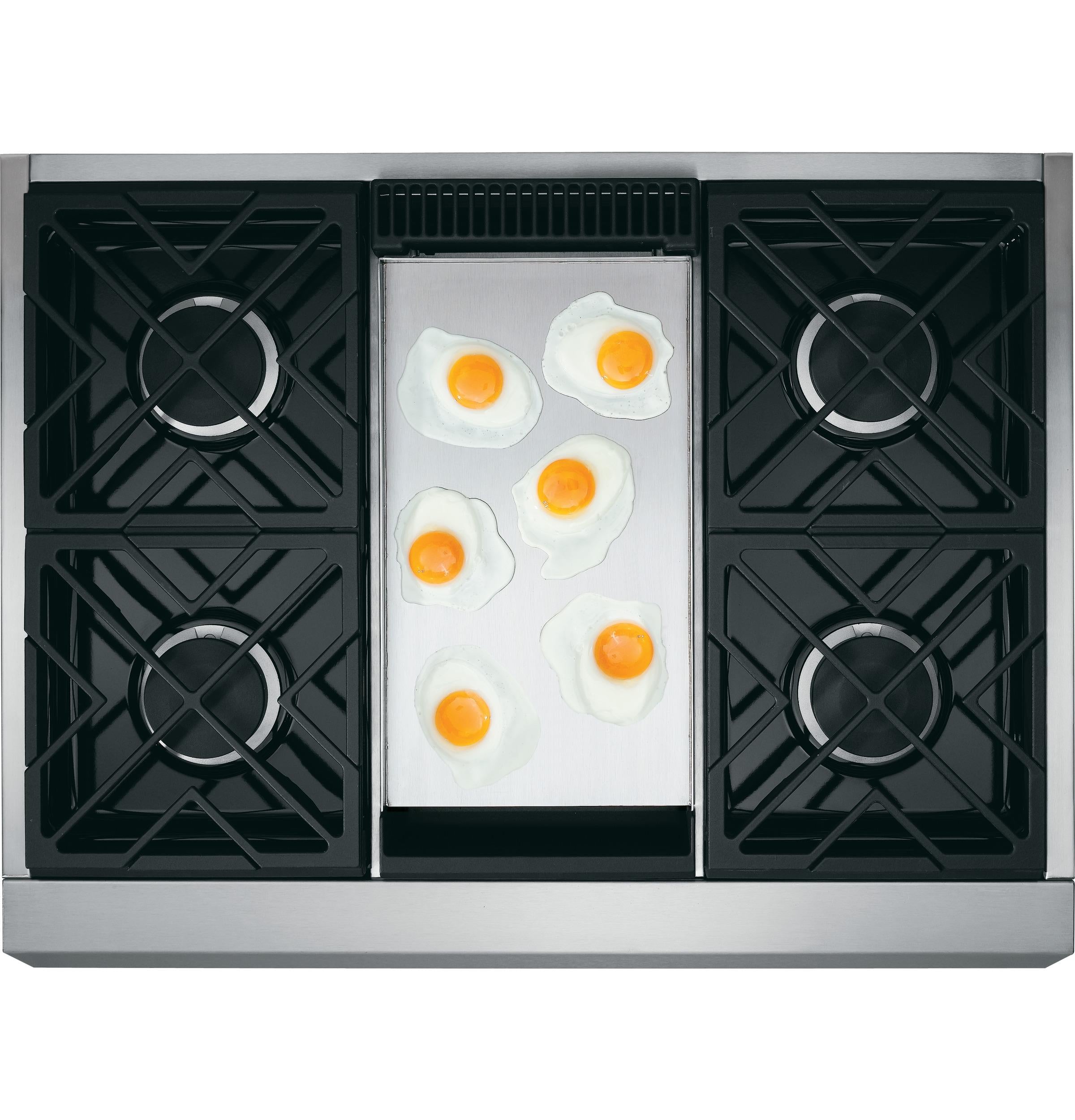 Monogram ZGU364NDPSS Monogram 36" Professional Gas Rangetop With 4 Burners And Griddle (Natural Gas)