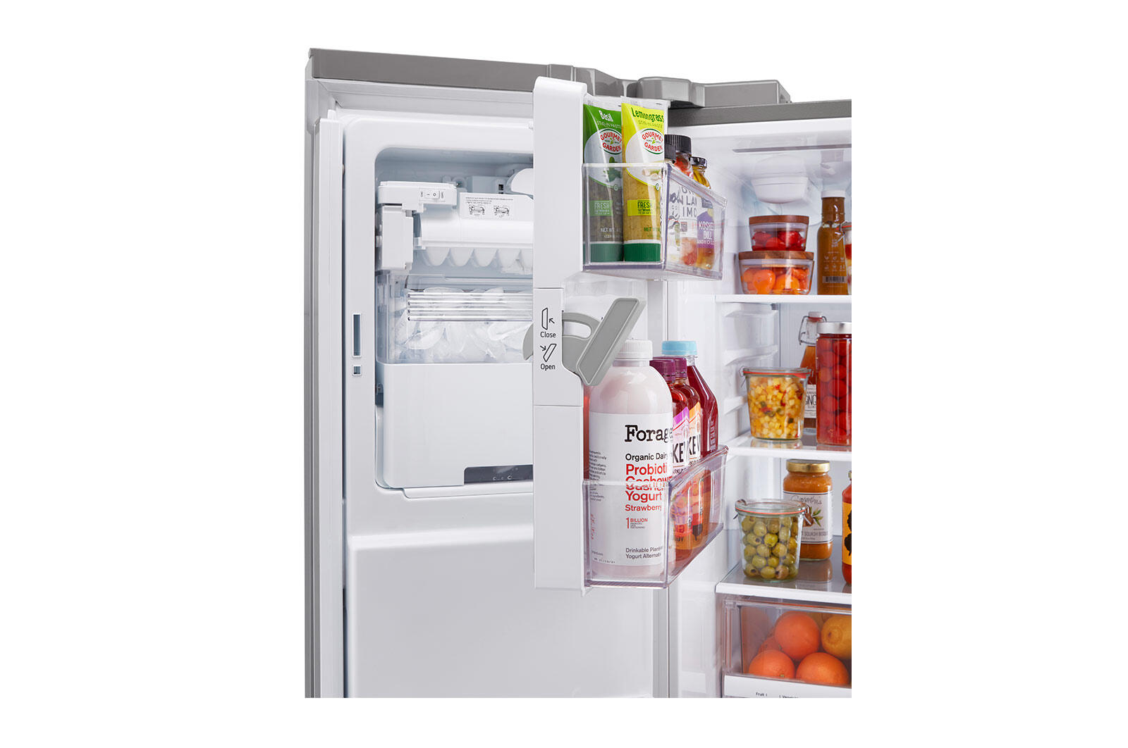 Lg LMXC22626S 22 Cu Ft. Smart Counter Depth Double Freezer Refrigerator